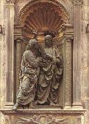 Andrea della Verrocchio Christ and Doubting Thomas oil painting